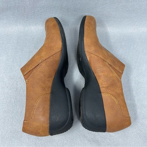 Naturalizer Women's Size 9M Jiggy Brown Faux Leather Ankle Booties Clogs - Picture 11 of 12